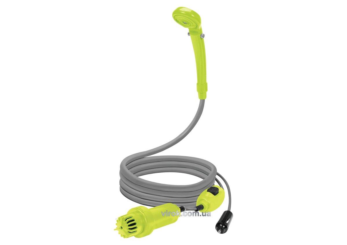 Душ портативний LUND: від акумул.-12В, продуктивність-10 л/хв, кабель живлення- 4м, шланг- 2 м [10], фото 1