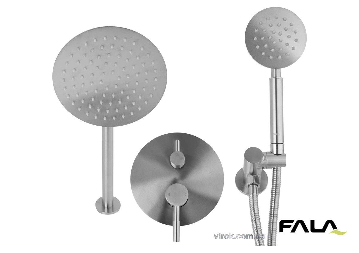 Душовий комплект прихований в стіні STEELY R FALA : 2 функції, шланг- 1.5 м [4], фото 1