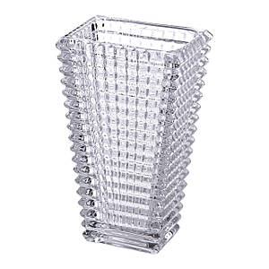 Декоративна скляна ваза під кришталь Longstar 17 см прозора