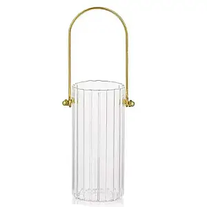 Скляна ваза для квітів Clear 19.5 см прозора