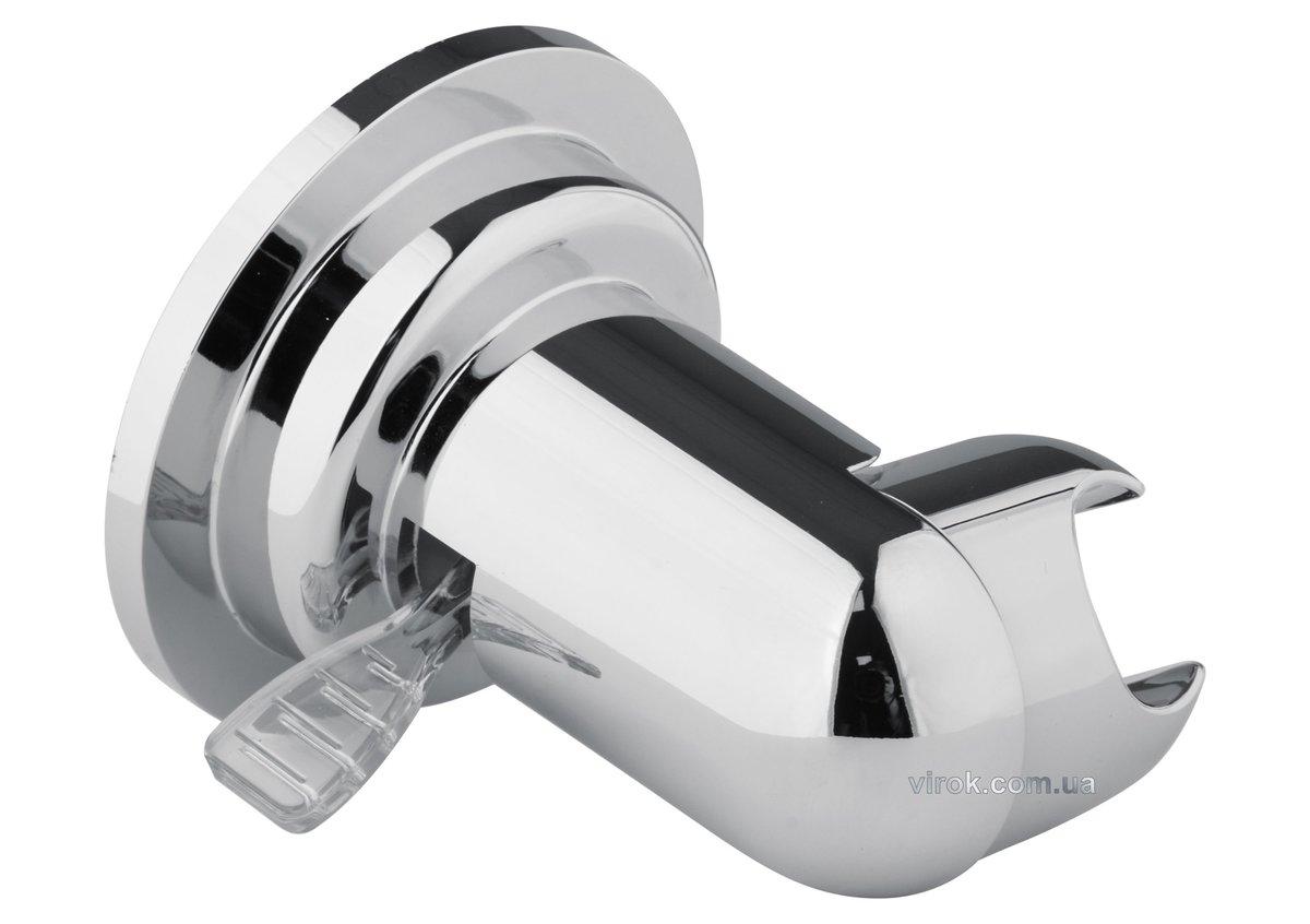 Тримач душових розприскувачів з присмоктувачем FALA обертовий пластиковий ABS, покритий хромом [100], фото 1