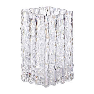 Скляна ваза під кришталь для квітів Crystal 20.5 см Rainbow