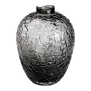 Скляна декоративна ваза в стилі ретро Bixuan 30 см сіра