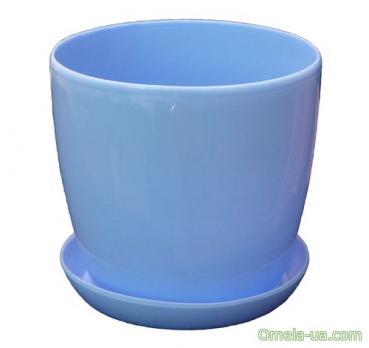 Глянець 16см блакитний з підставкою, фото 1