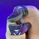 Ігрові напальчники P1 NEO (1 пара 2 шт) для ігор на телефоні смартфоні планшеті срібне волокно pubg пабг, фото 9