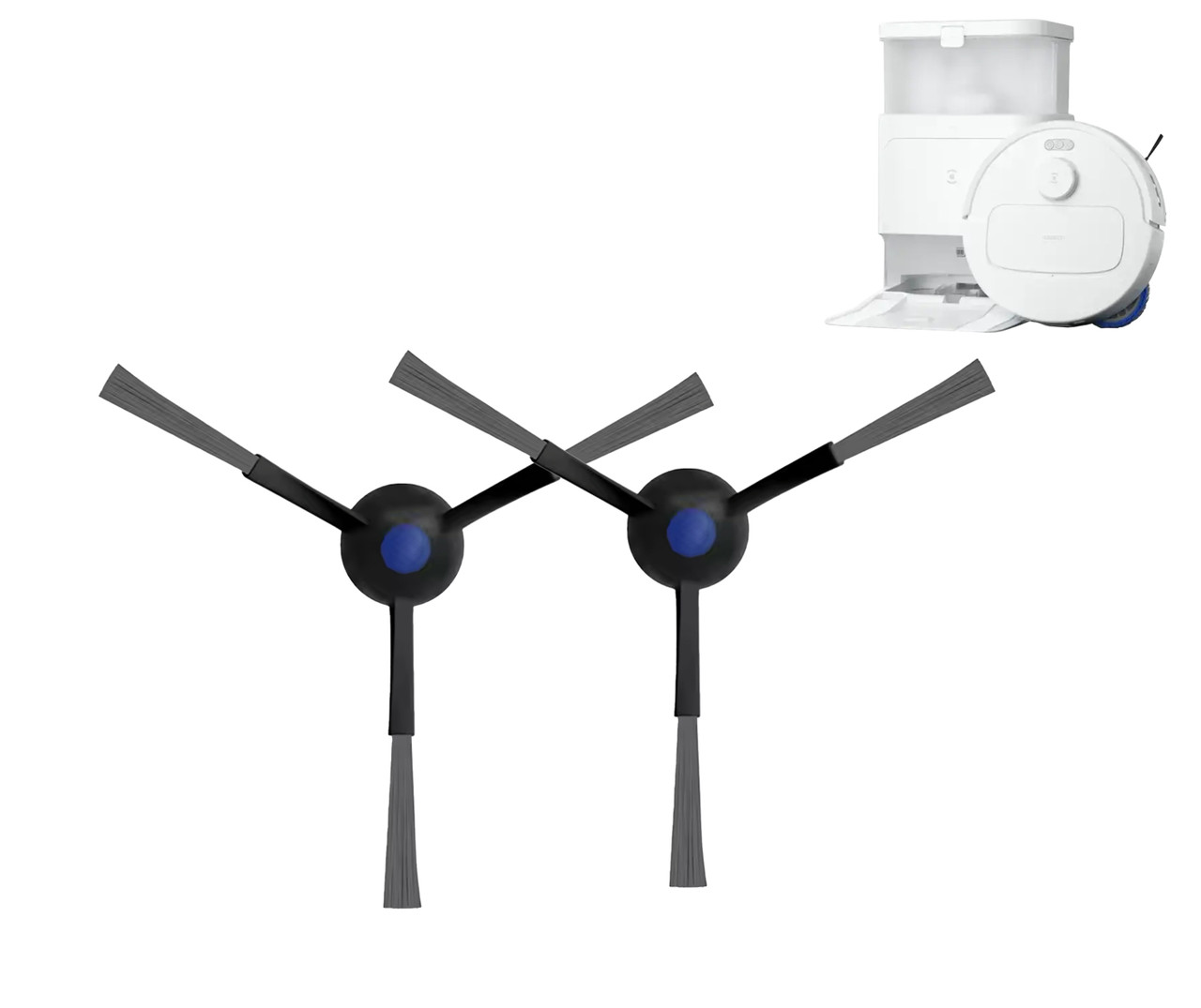 Бокові щітки 2 шт для роботів-пилососів Ecovacs Deebot N30 Omni та N30 Pro Omni