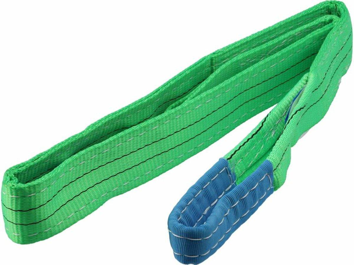 Строп пасовий з поліестеру VOREL 2 петлі по 30 см, заг. l=2 м, шир.- 60 мм, макс. навантаж- 2 т [30], фото 1