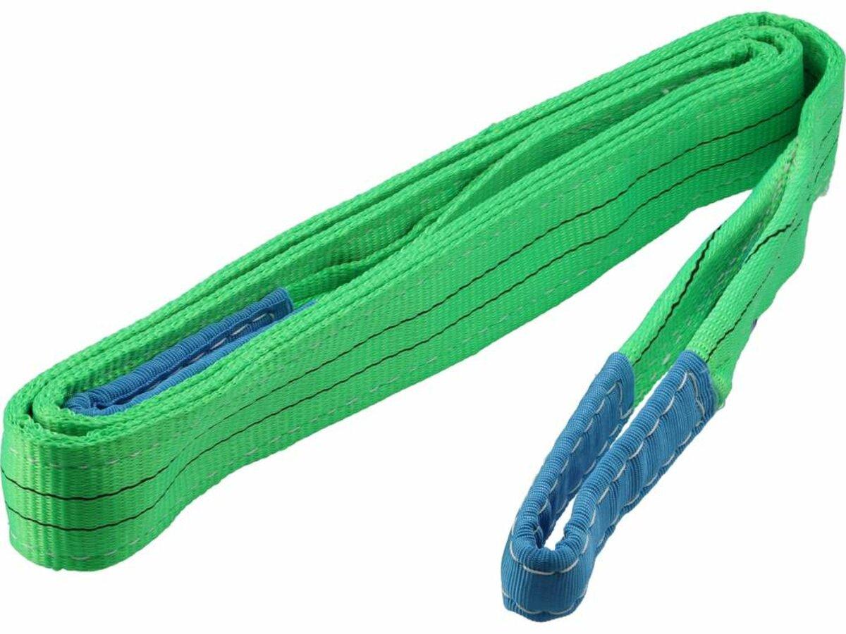 Строп пасовий з поліестеру VOREL 2 петлі по 30 см, заг. l=3 м, шир.- 60 мм, макс. навантаж- 2 т [25], фото 1