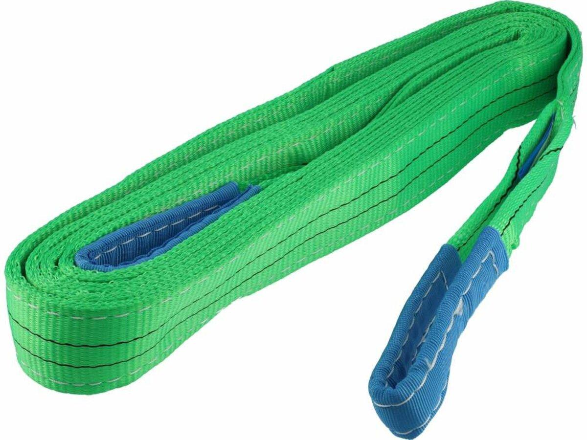 Строп пасовий з поліестеру VOREL 2 петлі по 30 см, заг. l=6 м, шир.- 60 мм, макс. навантаж- 2 т [15], фото 1