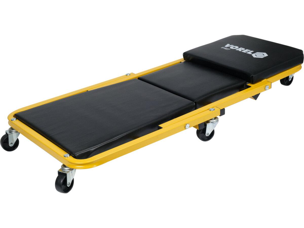 Лежак-сидіння для ремонту VOREL на 6 колесах; 91х41х12см, для навант. леж./сид. полож-150/120 кг [1], фото 1