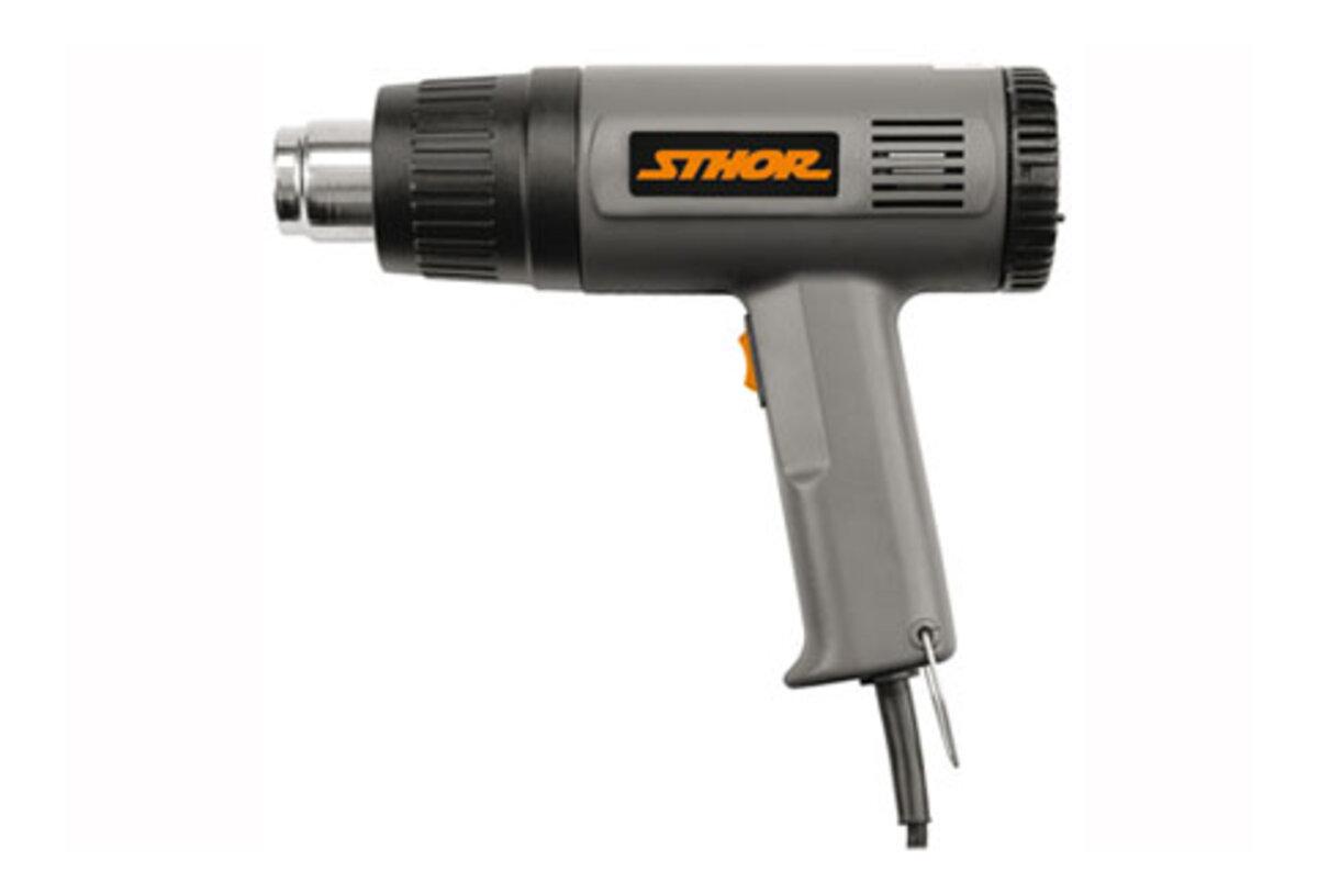 Фен технічний мережевий- 230 В STHOR: 1/ 1.5 кВт, 2 температурні режими- 300/ 500 °C [10], фото 1
