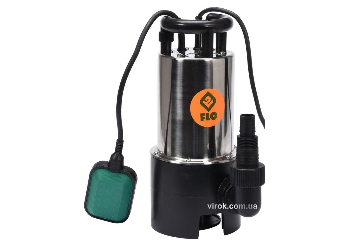 Насос для брудної води FLO мережевий, 1100Вт, 20000 л/год, макс.висота-16м, корпус з нерж. сталі [2], фото 1