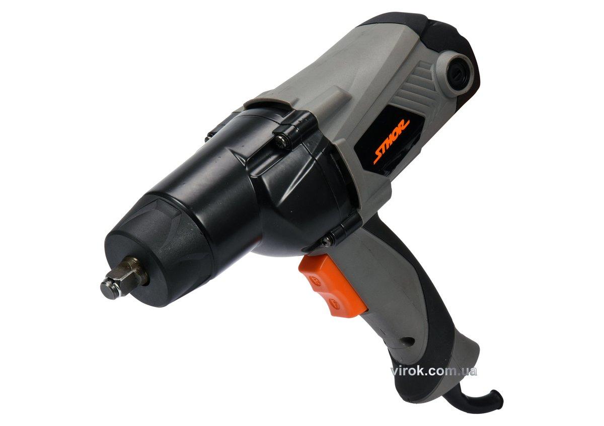 Гайковерт ударний мережевий STHOR до квадр. 1/2", P=1100 Вт, F=450 Nm, торц- 17, 19, 21, 22 мм [2], фото 1