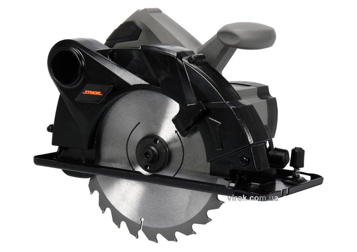 Пила дискова мережева STHOR : P= 1200 Вт, Ø= 160/20 мм, глибина різу- 52 мм, 4800 об/хв [4], фото 1