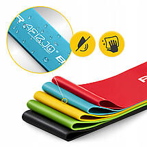 Гумки для фітнесу 4FIZJO Mini Power Band набір 5 шт 1-20 кг 4FJ1110 Poland, фото 3