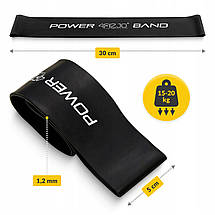 Гумка для фітнесу 4FIZJO Mini Power Band 1.2 мм 15-20 кг 4FJ0013 Poland, фото 4