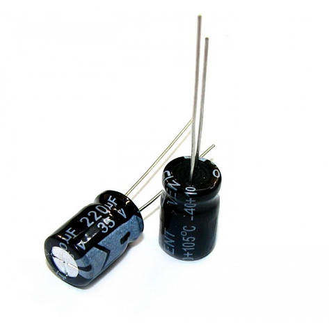Конденсатор 220uf 35v 220Мкф 35в ChongX, фото 1