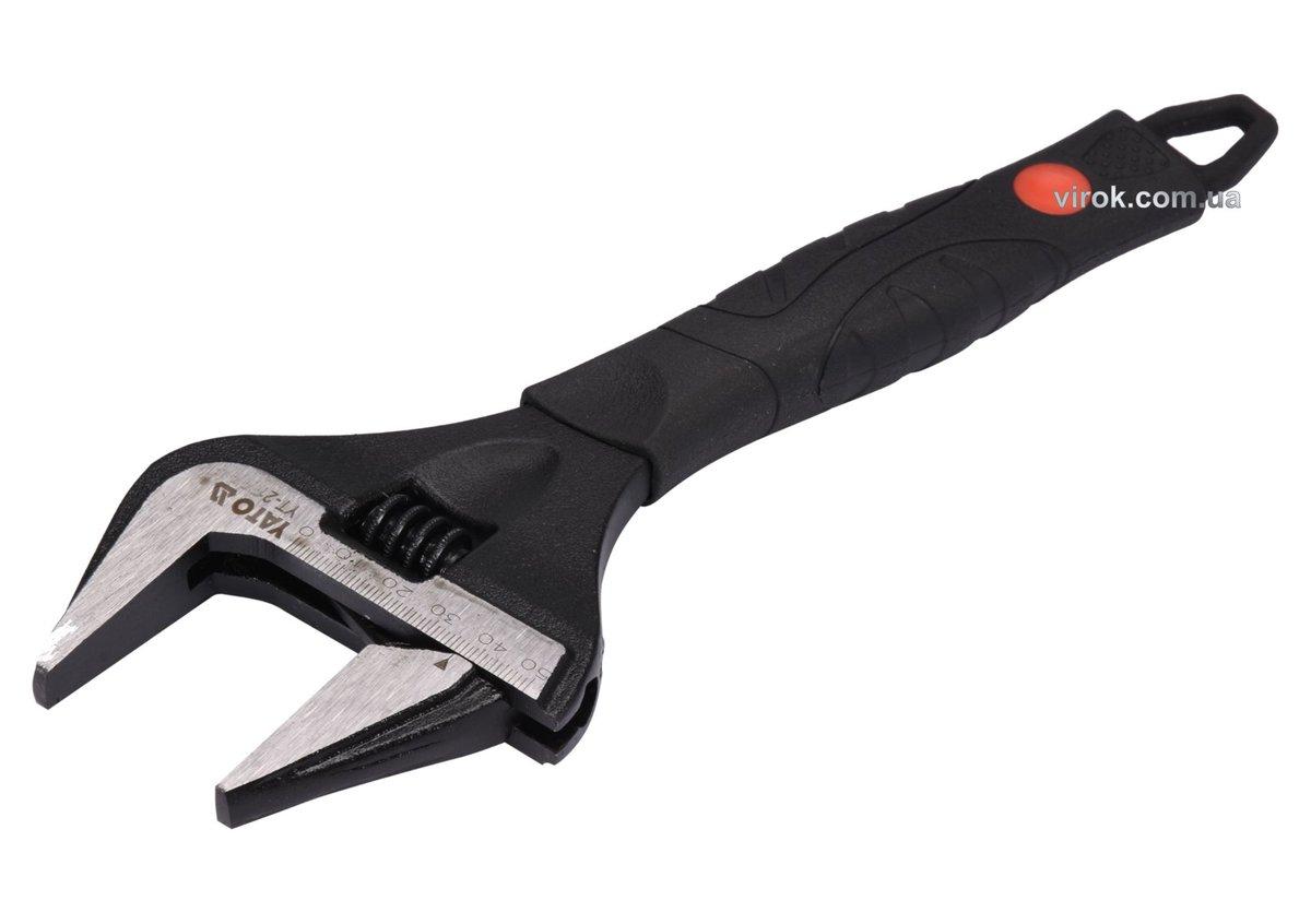 Ключ розвідний YATO : L= 300 мм. з розводом губ- 60 мм. Сr-V [6/24], фото 1