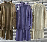 Костюм жіночий трикотажний брючний оверсайз, фото 2