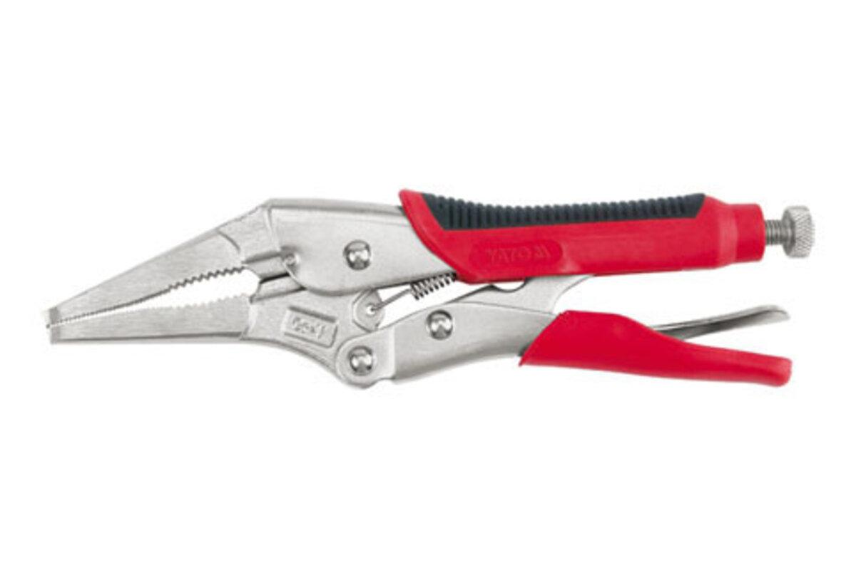 Кліщі затискні YATO: подовжені l= 165мм, CrV [6/48], фото 1