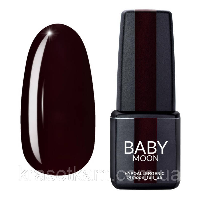 Гель-лак BABY Moon Burgundy No003 шоколадно-вишневий, 6 мл., фото 1
