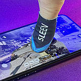 Ігрові напальчники P1 MW (1 пара 2 шт) для ігор на телефоні смартфоні планшеті срібне волокно pubg пабг, фото 3