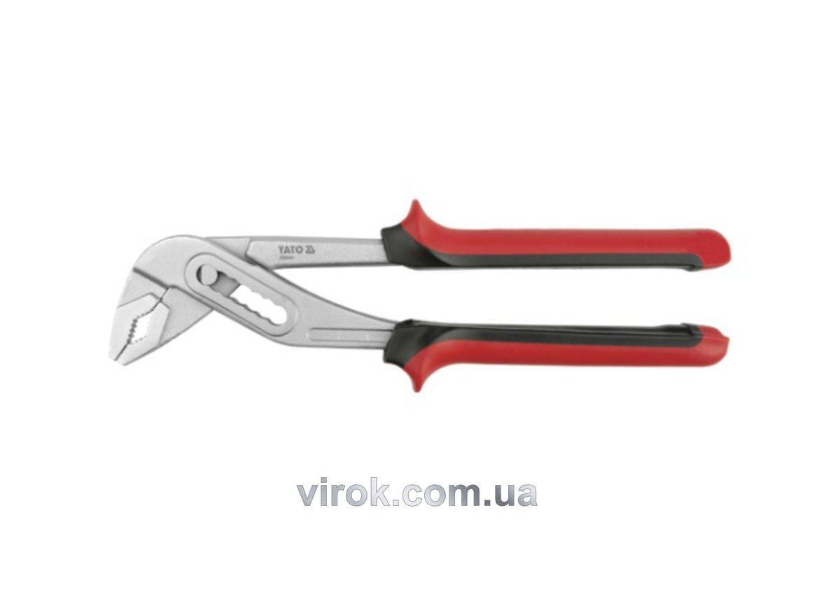 Кліщі переставні YATO : L= 250 мм [6/24], фото 1