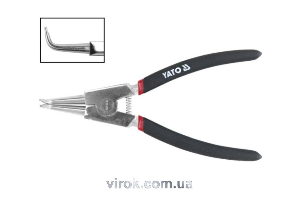 Знімач стопорних кілець YATO загн. (розтискання) l=200 мм [6/60], фото 1