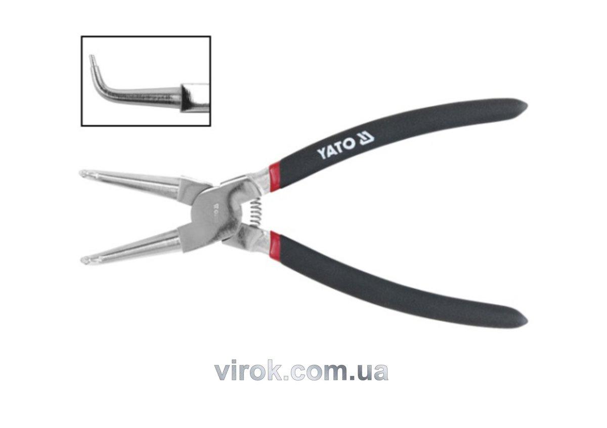Знімач стопорних кілець YATO загн. (зжим) l=200мм [6/60], фото 1