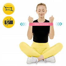 Гумки для фітнесу 4FIZJO Mini Power Band набір 5 шт 1-20 кг 4FJ0186 Poland, фото 6