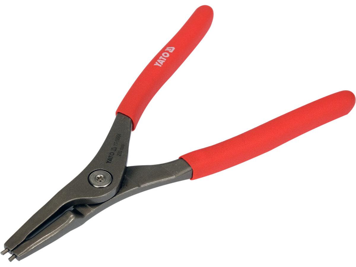 Щипці SEGERA для стопорних кілець YATO прямі розтискні, l= 230 мм, розвід- 40-100 мм [6/24], фото 1