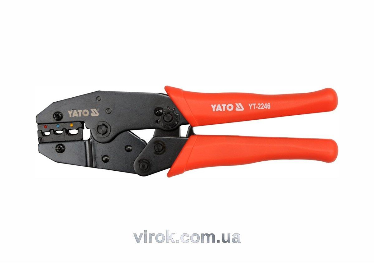 Кліщі для обтискання і зачистки проводів YATO, L=220 мм [5/30], фото 1