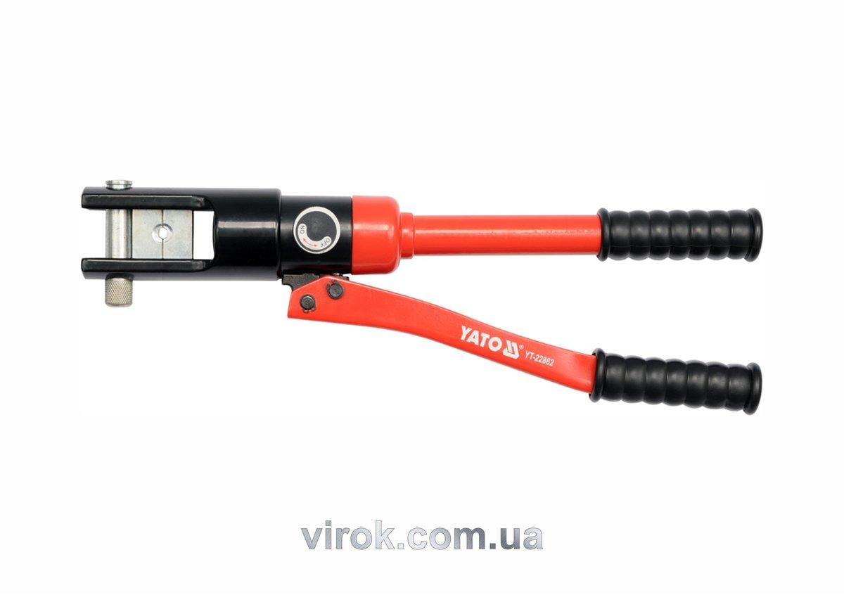 Кліщі ручні гідравлічні YATO для обтискання проводів S= 16-300 мм², l= 470 мм, [3], фото 1