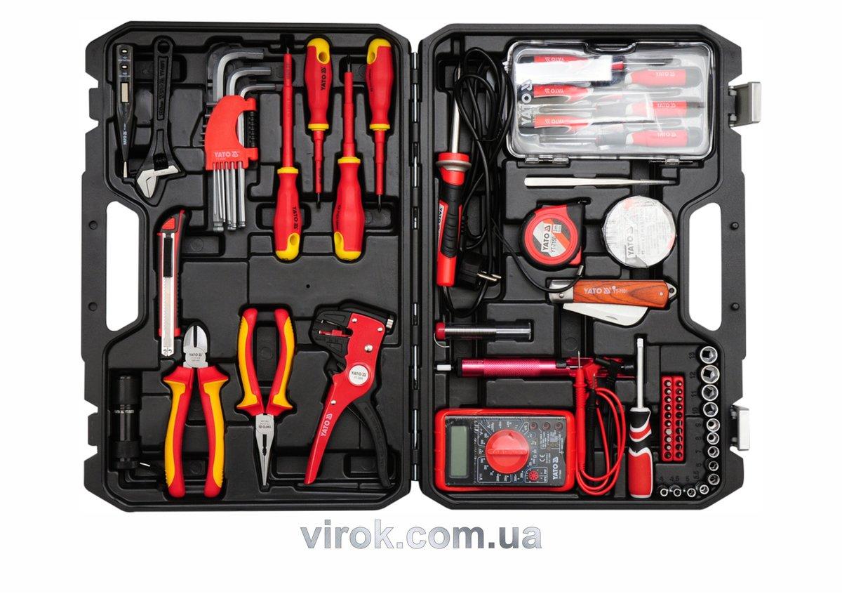 Набір інструментів для електриків YATO, 68 шт. [2], фото 1