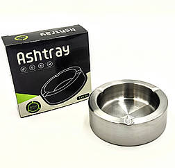 Кругла попільничка 11.5 см із нержавіючої сталі Ashtray Horeca