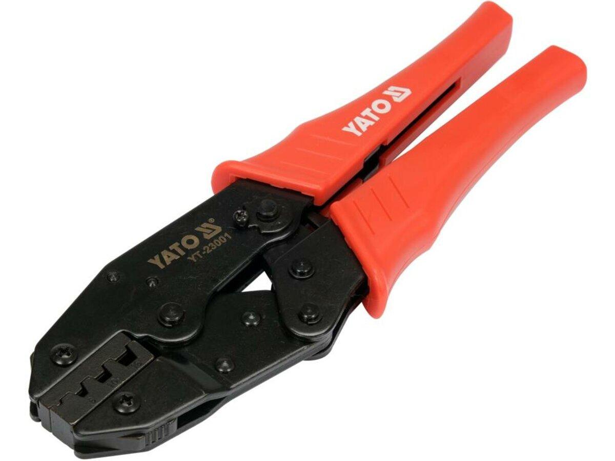 Кліщі для затискання втулкових наконечників провідників YATO S= 6, 10, 16 мм², l= 220 мм [10/30], фото 1