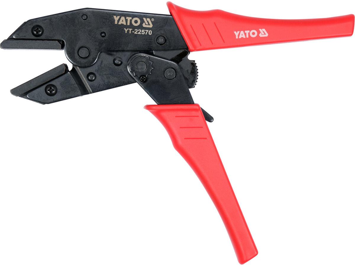 Щипці для обтиску кліпс-конекторів інфрачервоної плівки YATO 230 мм [10/40], фото 1