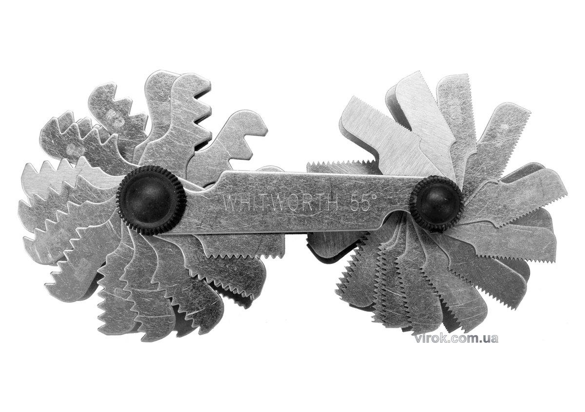 Різьбомір метричний 60° і WHITWORTH 55° YATO з 52 шаблонами в діапазоні 0,25- 6,0 мм і 4-62 [20/200], фото 1