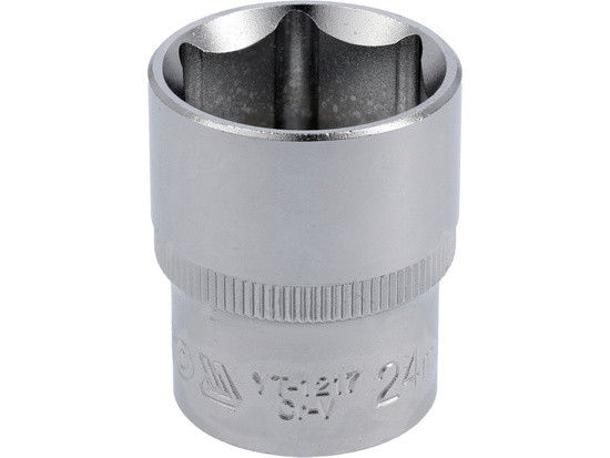 Головка торцева 6-гранна 1/2" М24 коротка YATO