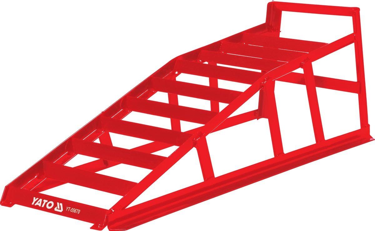 Естакада для автомобіля YATO під 1 колесо, навантаження - 1 т, 815 х 305 х 200 мм [10], фото 1