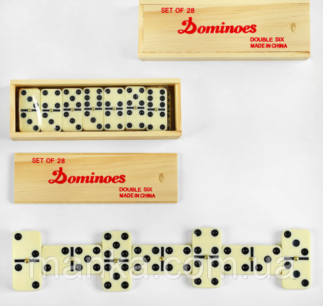 Доміно C 60436 28 елементів, в коробці, фото 1