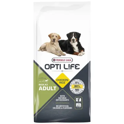 Сухий корм для собак великих порід Opti Life (Опті Лайф) Adult Maxi з куркою 12.5 кг, фото 1