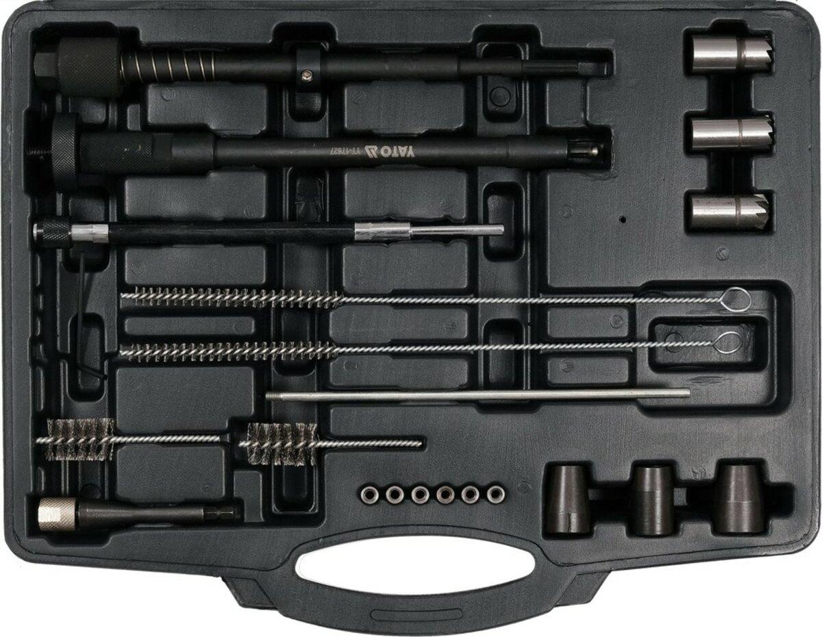 Засоби для обробки гнізд сопл форсунок YATO кпл. 7 елем. [4], фото 1