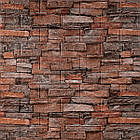 Самоклеюча декоративна 3D панель 700х770х5мм Червона цегла піщаник (058) SW-00000177