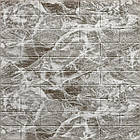 Декоративна 3D панель самоклейка 700х770х5мм Чорний мармур (цегла) (061-5) SW-00000036