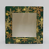 Упаковка для мафінів, капкейків 170*170*90 новорічна, фото 3