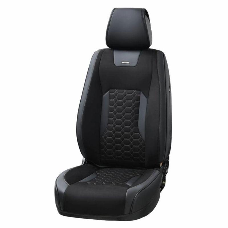 3D чохли на сидіння авто передні Beltex Montana авточохли універсальні комплект чорний (BX87150)