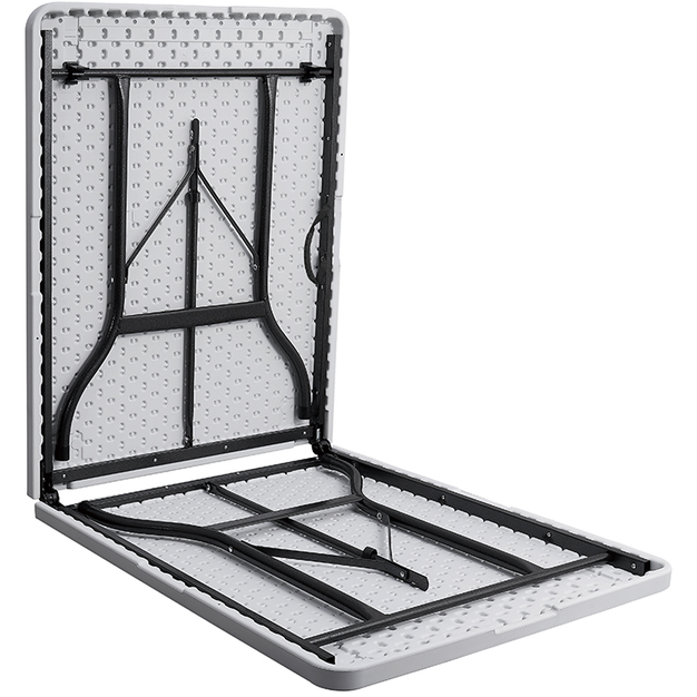 Туристический Premium стол складной 180x74x72 пластик белый - 6FT Белый цвет, со стальными трубами, до 10 чело - фото 2 - id-p2471445322