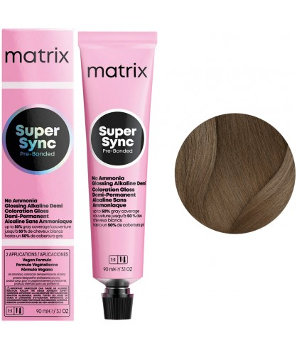 Matrix SoColor Super Sync Фарба для волосся 7NA - Блондин натуральний попелястий, 90 мл