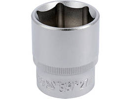Головка торцева 6-гранна 1/2" М27 коротка YATO